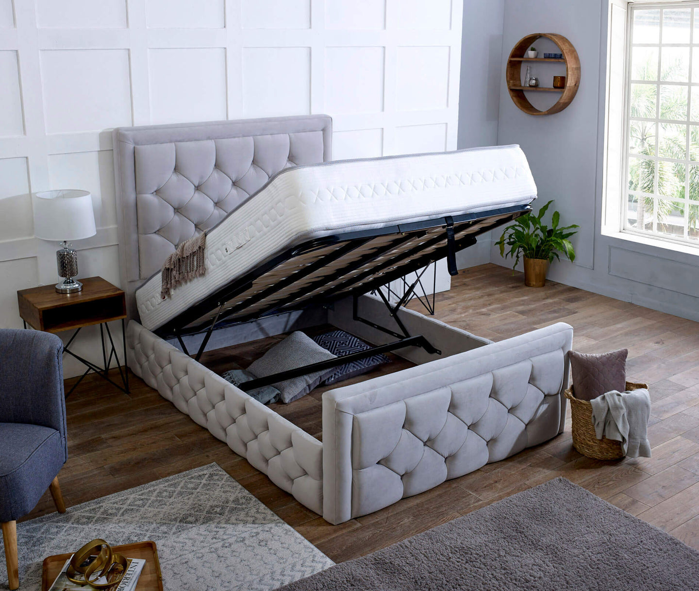 Aliyah Ottoman Storage Bed Frame