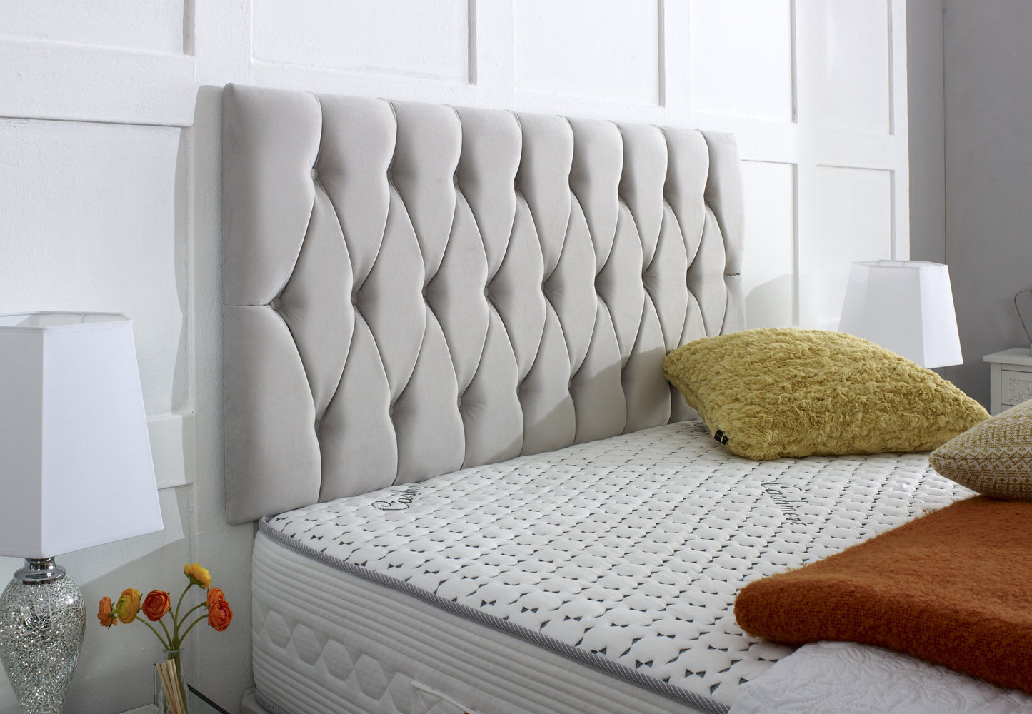 Belgravia Upholstered Button Headboard