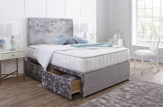 Buckingham Divan Bed Set with Headboard