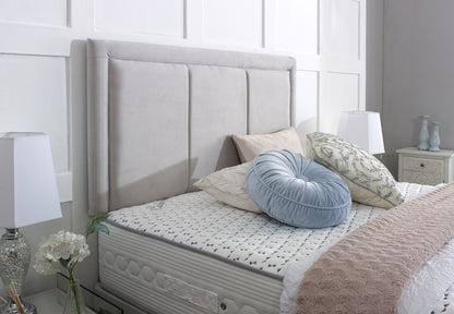 Florence Divan Bed Set with Border Headboard