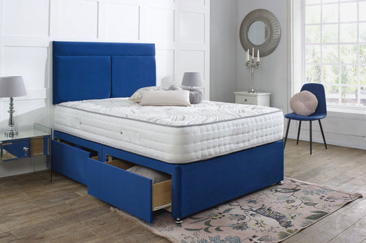 Sicily Divan Bed Set with Headboard