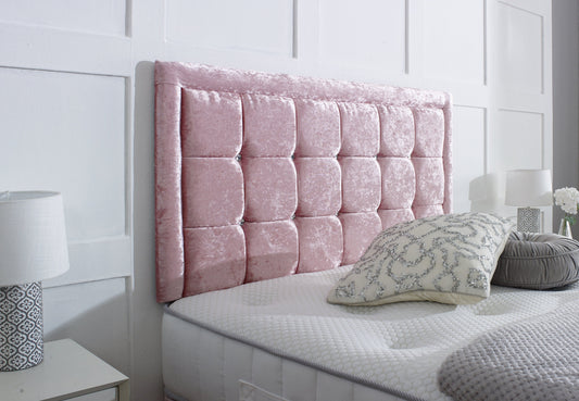 Aurora Button Headboard with Border