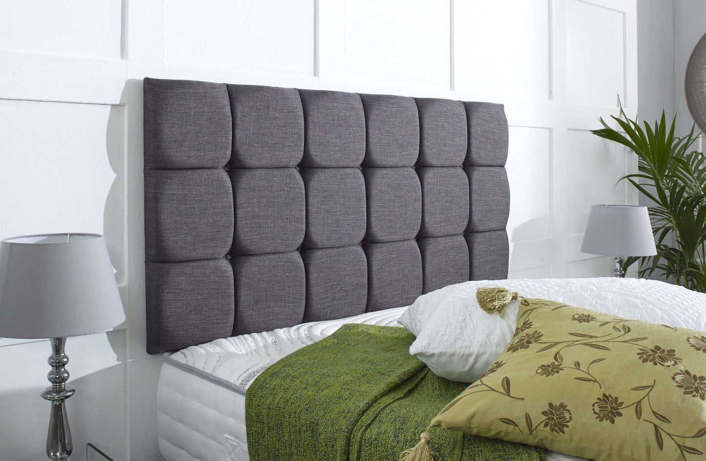 Cambridge Upholstered Button Headboard
