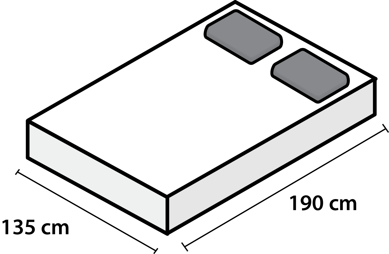 Double mattress diagram