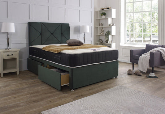 Chelsea 1000 Pocket Sprung Memory Foam Divan Bed Set